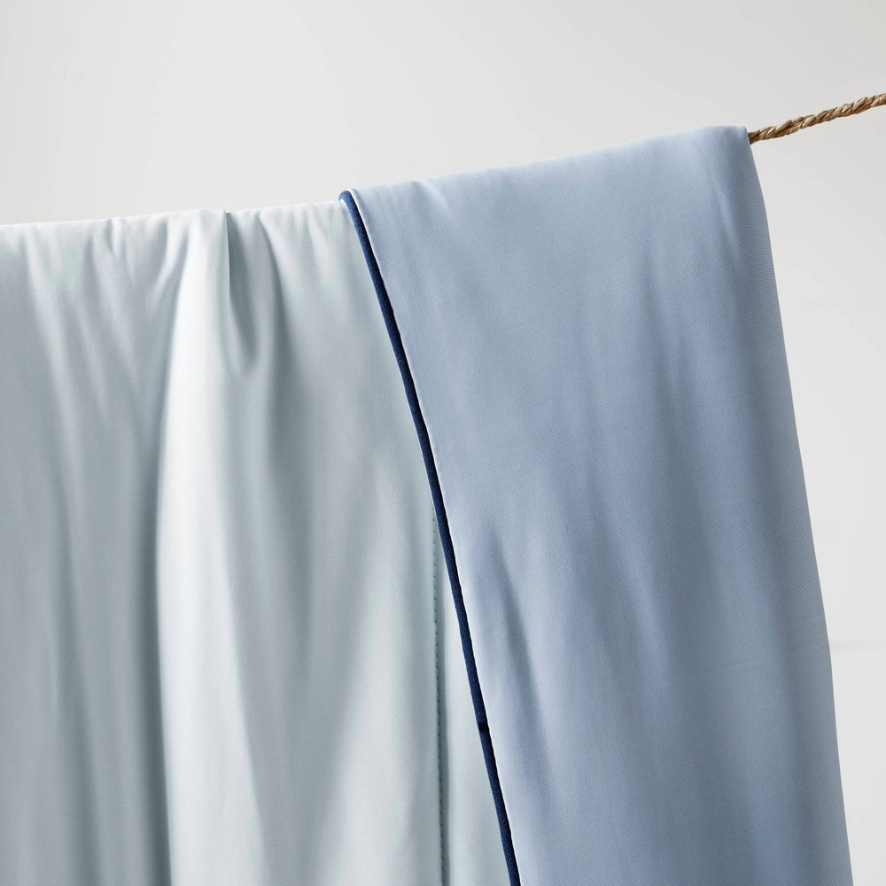 1 Piece King Down Alternative Comforter,Light Blue Media 12