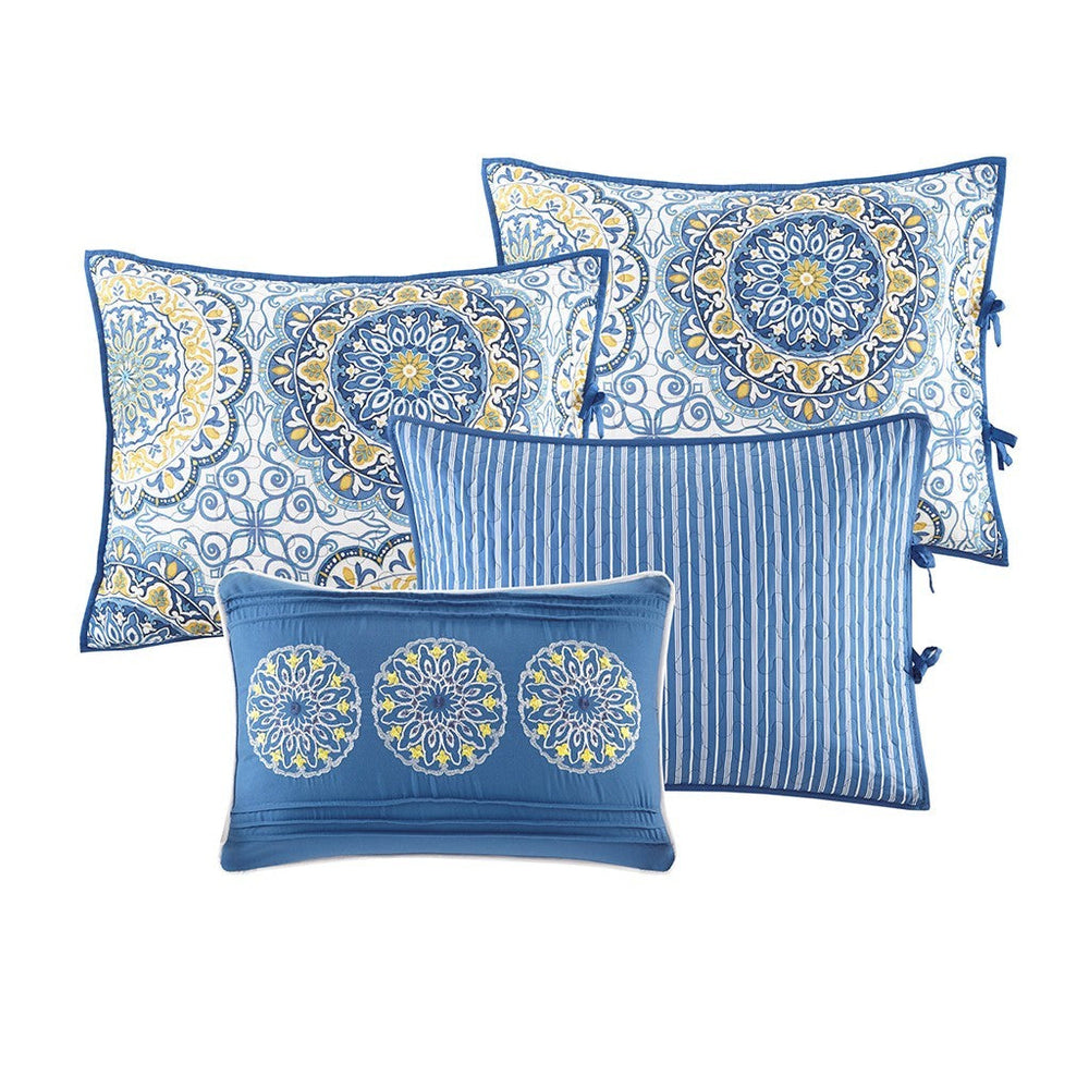 6 Piece Reversible Daybed Cover Set Blue Daybed Media 6