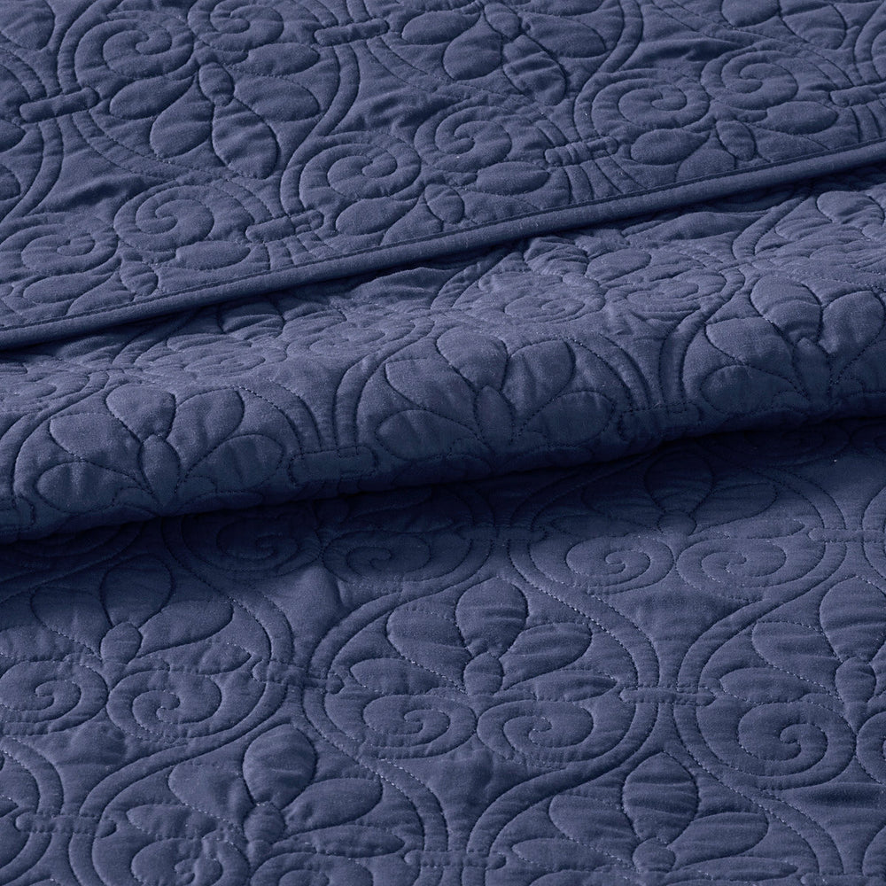 Reversible Bedspread Set Navy Full Media 4