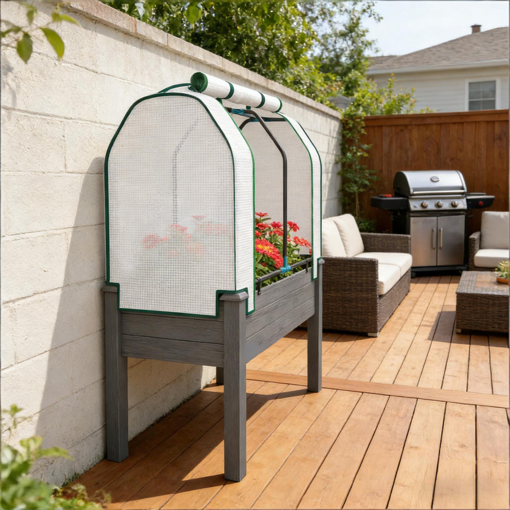Planter Box,Practical Raised Garden Bed Media 8
