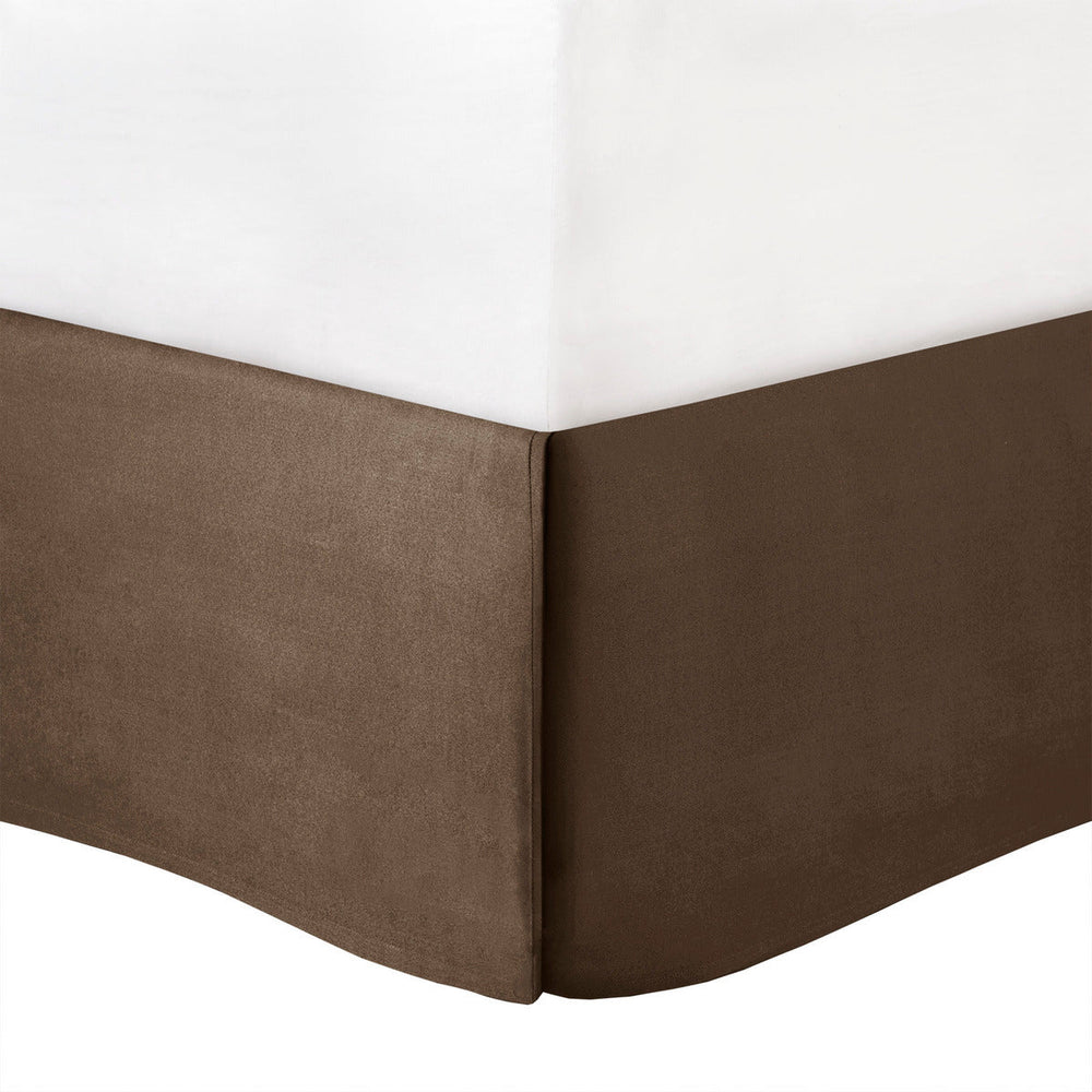7 Piece Polyester Charmeuse Comforter Set Taupe Cal King Media 7