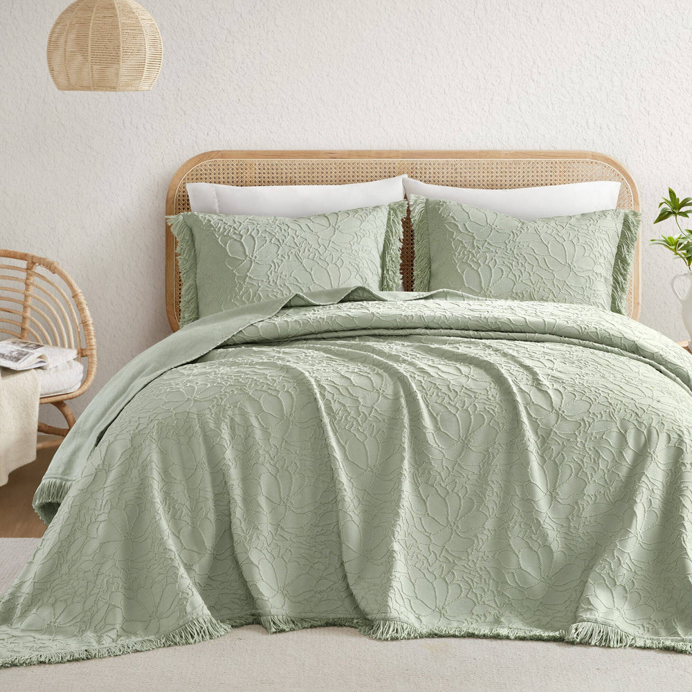 3PCS King Bedspread Set Media 8