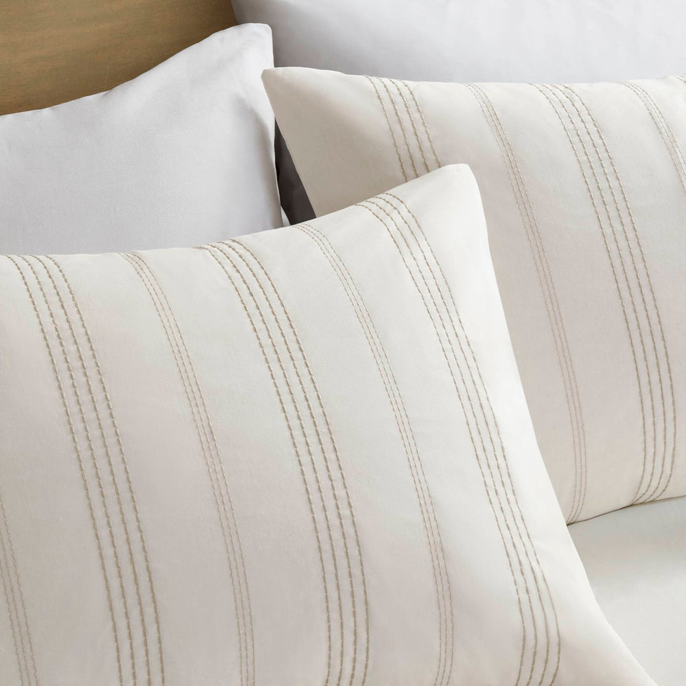 5- Piece Full/Queen Cotton Jaquard Duvet Set Media 15