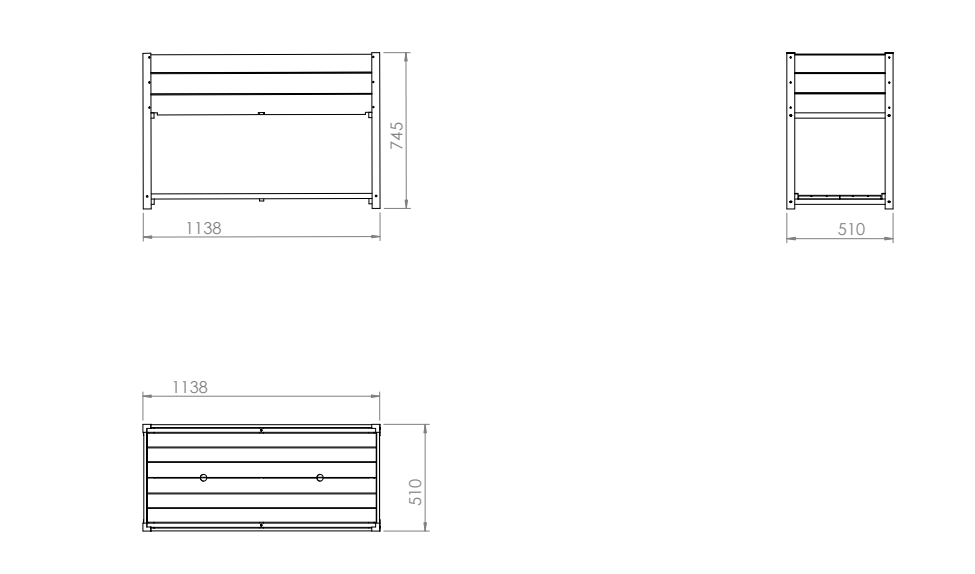 New style:     Solid Wood & Iron Frame Raised Garden Bed - Reversible & Replaceable Wood Panels, No Paint/Formaldehyde, DIY Planter Box for Vegetables, Fruits, Flowers Media 14