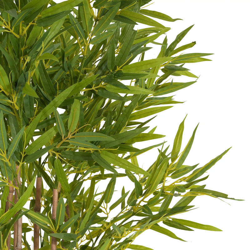 70' Artificial Bamboo with Black Plastic Pot