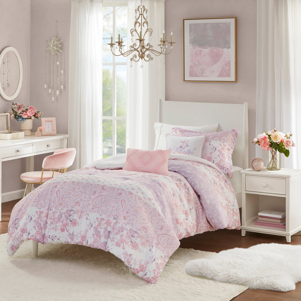 Floral Paisley Comforter Set Twin/Twin XL Media 14