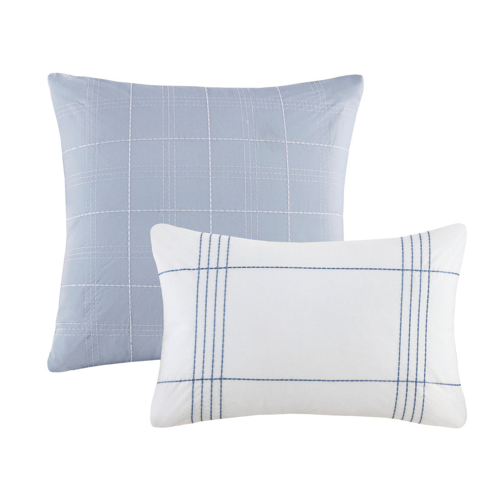 6 Piece Cotton Jacquard Oversized Comforter Set-Cal King Media 16