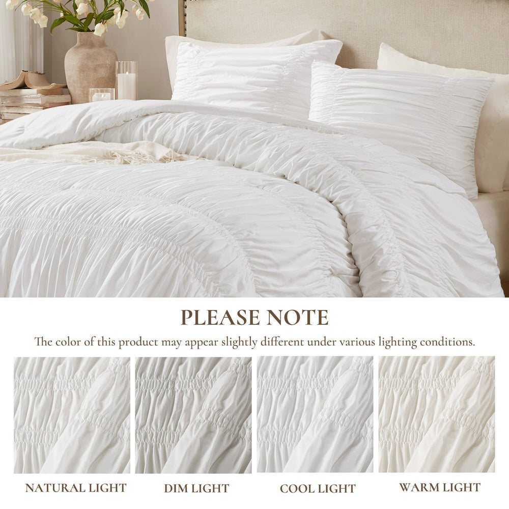 3PCS Queen Comforter Set Media 10