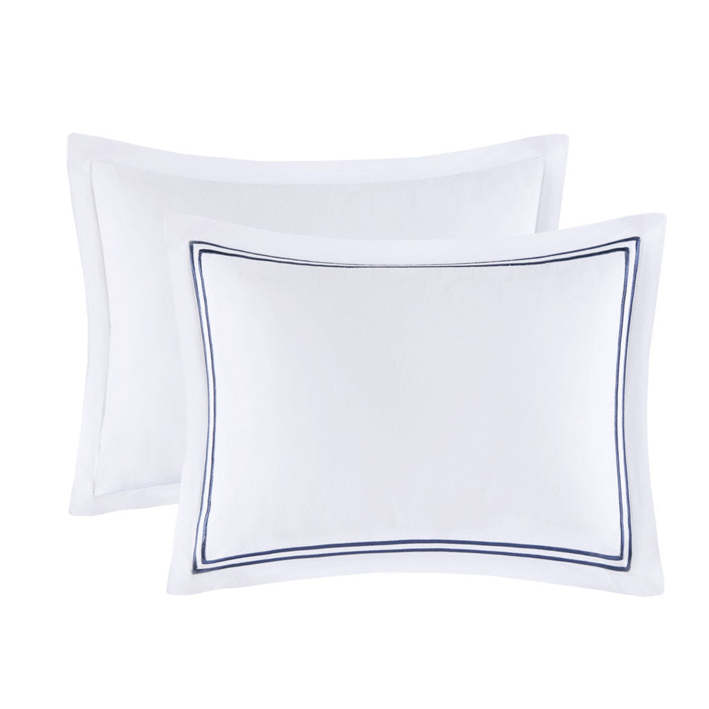 Full/Queen 100% Cotton Sateen Embroidered Comforter Set Media 17