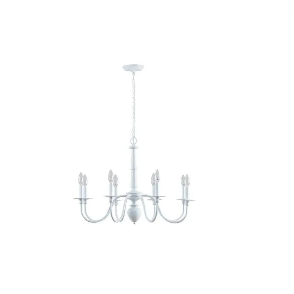Chandelier Iron 8 Light Traditional Ceiling Fixture For Living Room Media 5