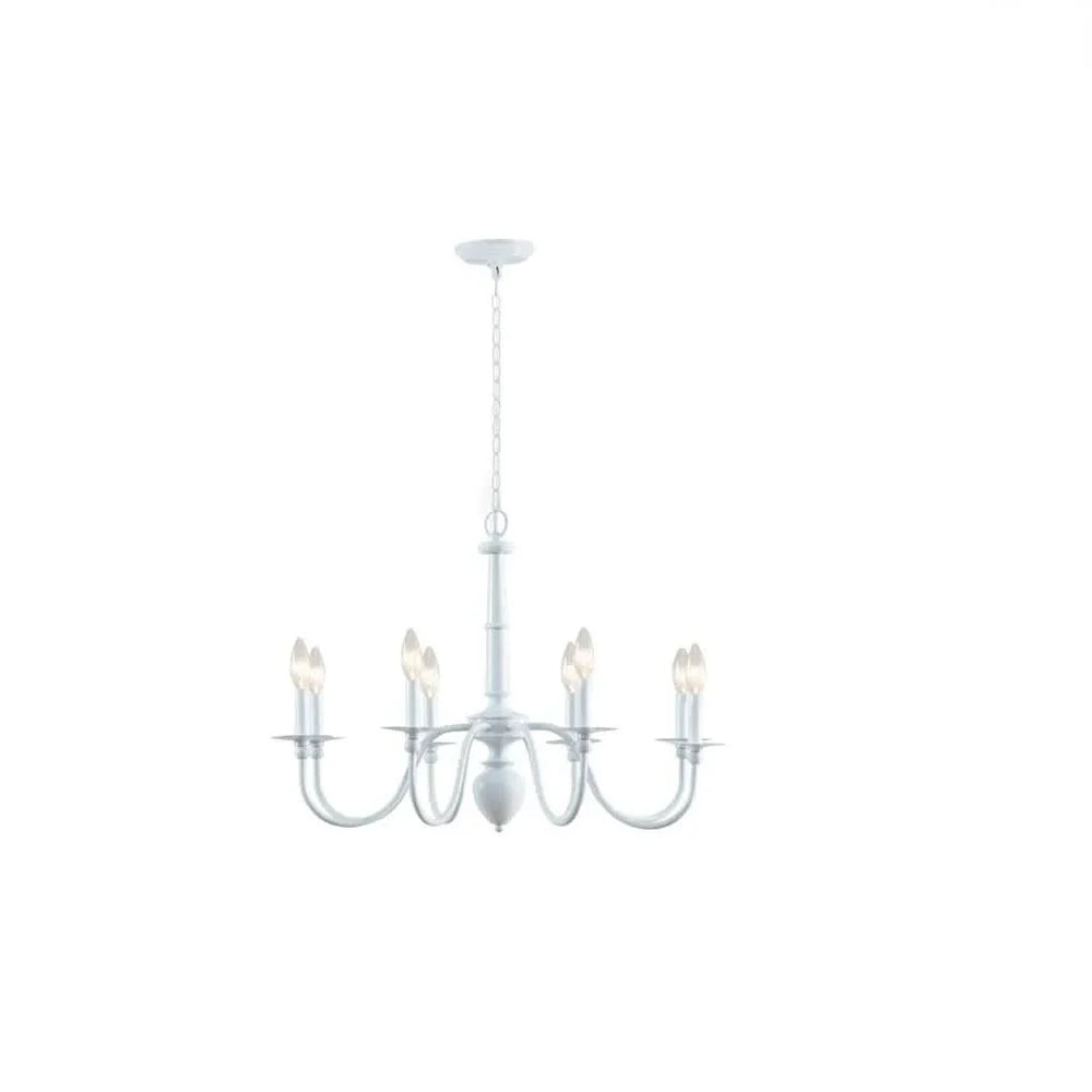 Chandelier Iron 8 Light Traditional Ceiling Fixture For Living Room Media 4