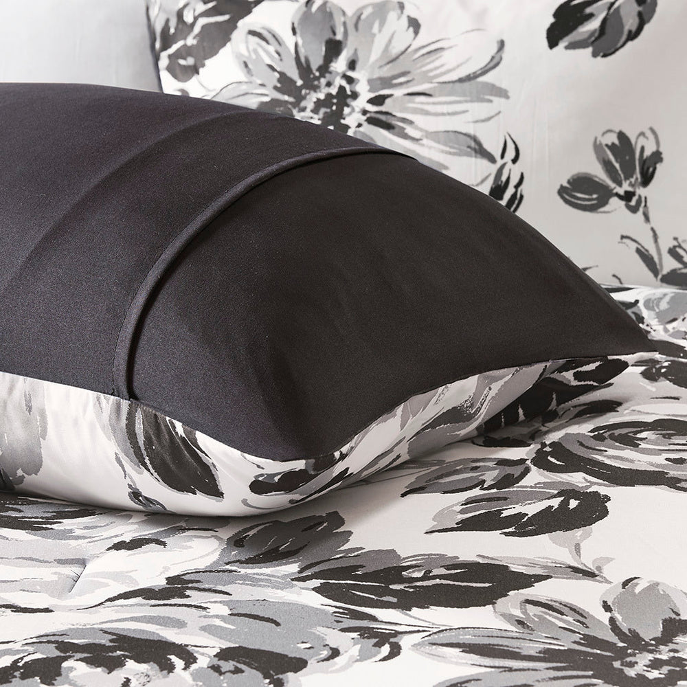 Twin/Twin XL Floral Print Comforter Set Media 12