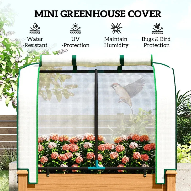 Outdoor Planter Box,Raised Garden Bed Media 6
