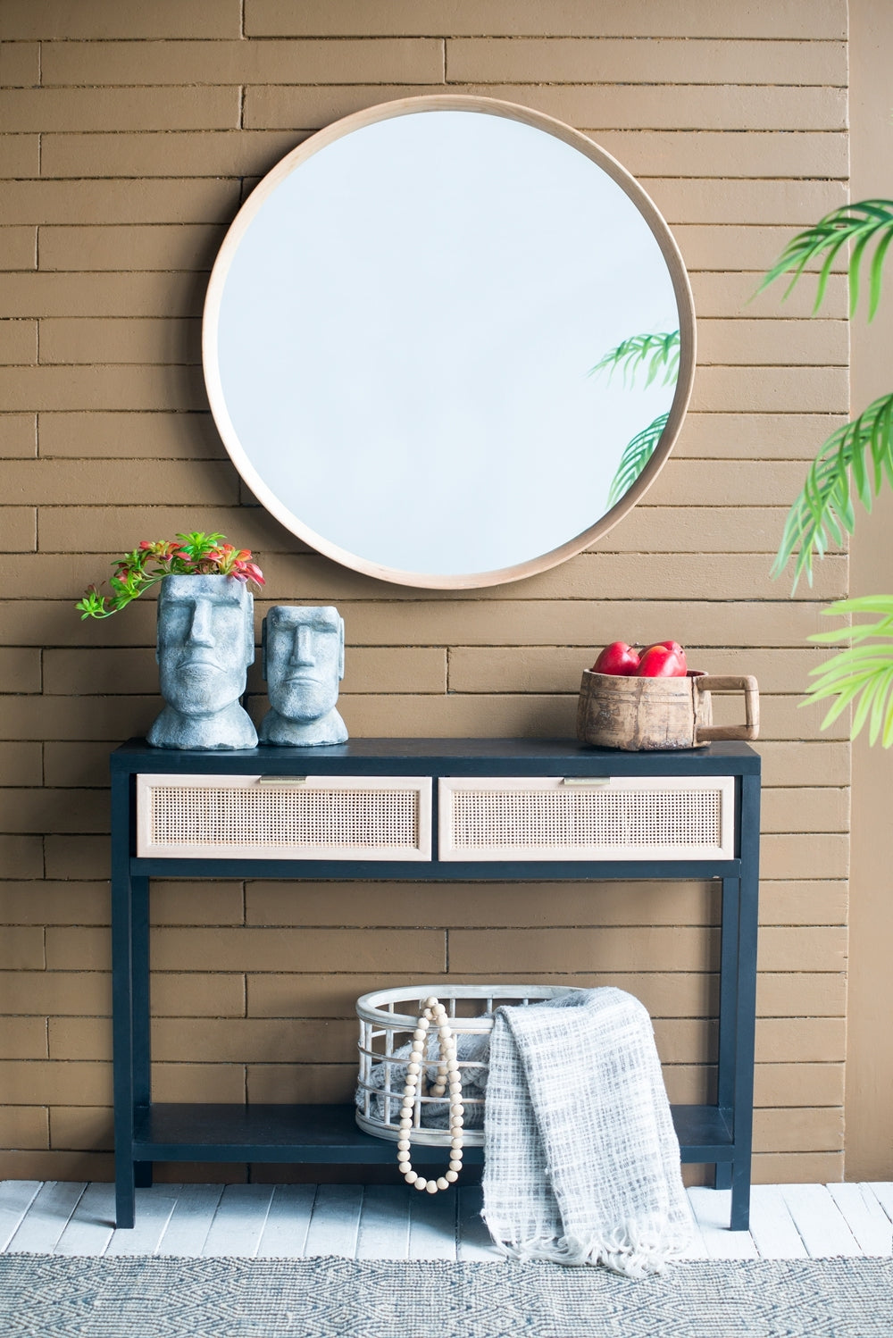 5x5.5x9' Easter Island Cement Planter Media 10