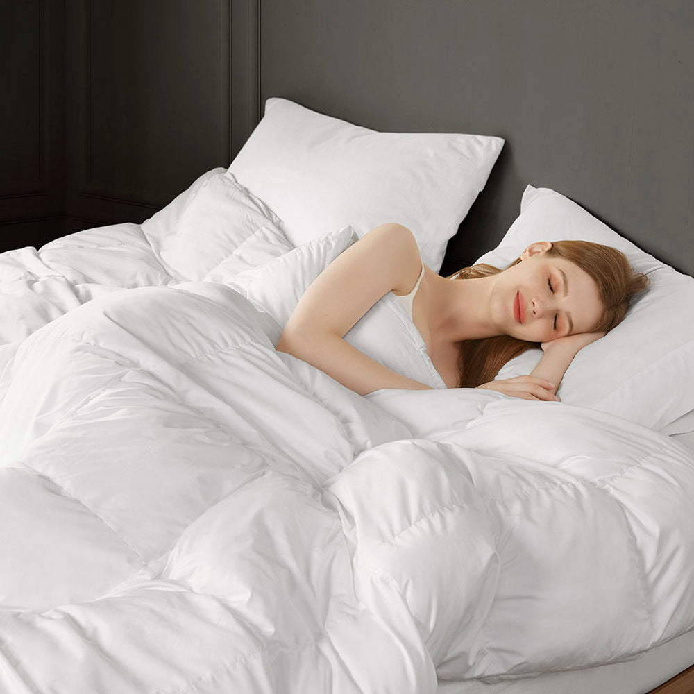 Overfilled Down Alternative Comforter White King/Cal King Media 13