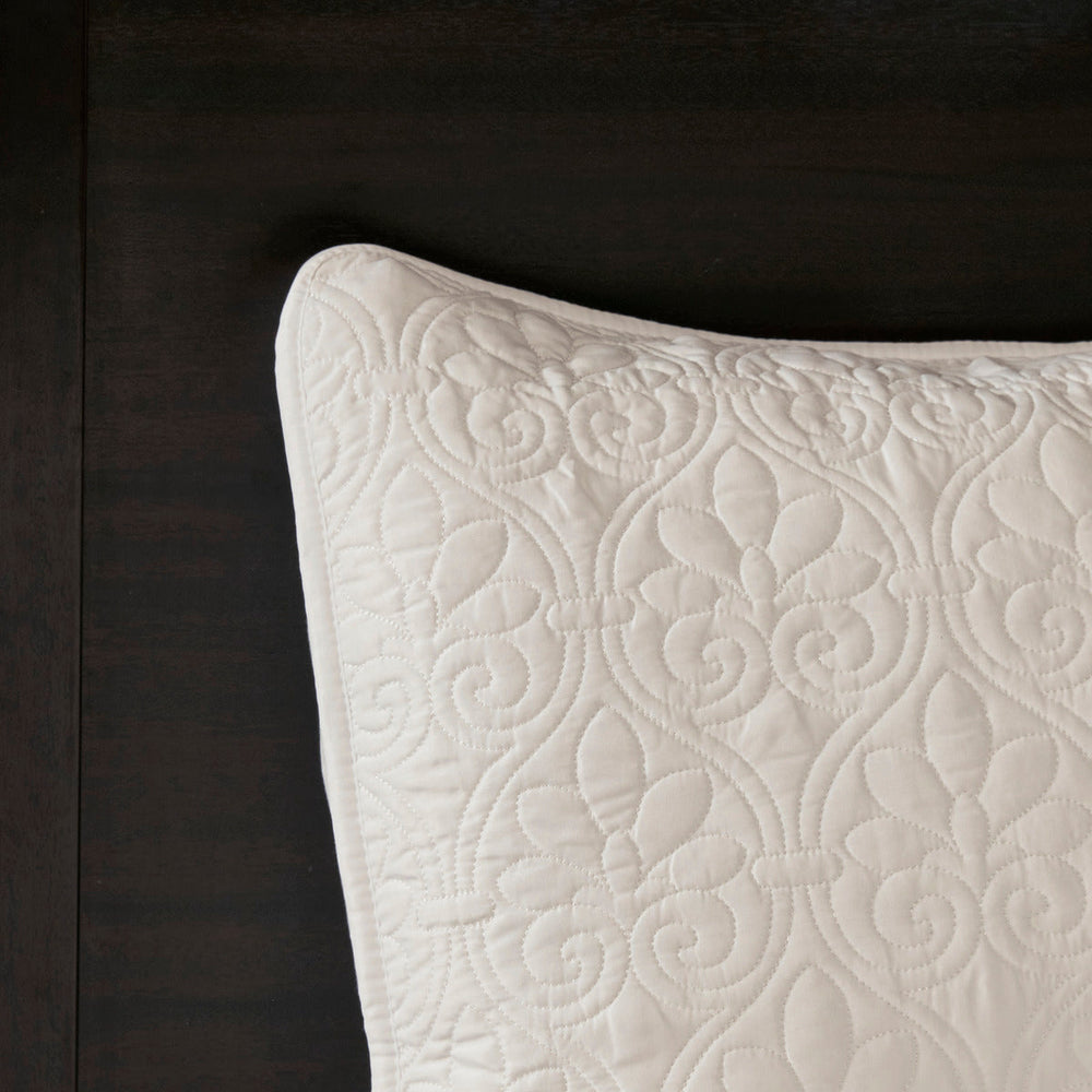 Reversible Bedspread Set Cream Twin Media 6