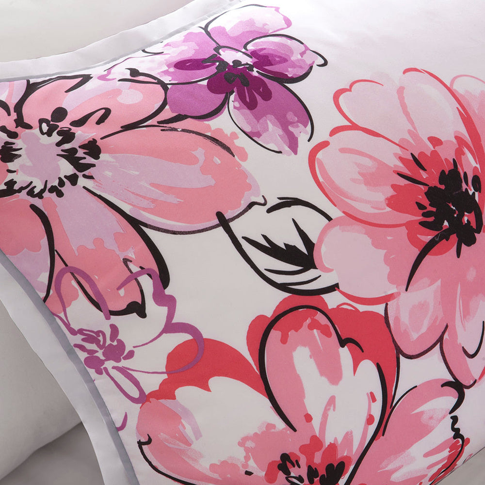 Twin/Twin XL Floral Comforter Set Media 13