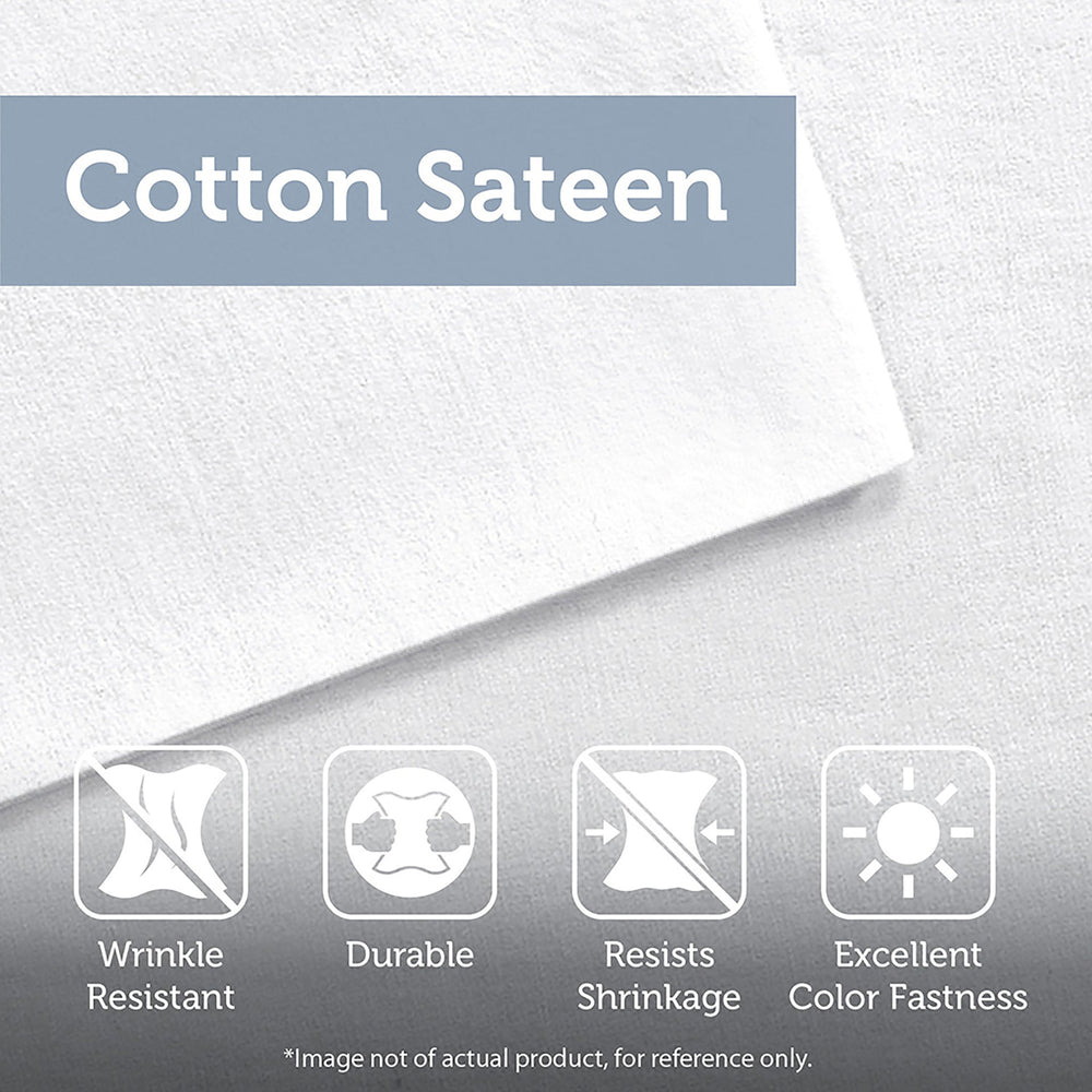6 Piece Cotton Comforter Set Grey Cal King Media 10