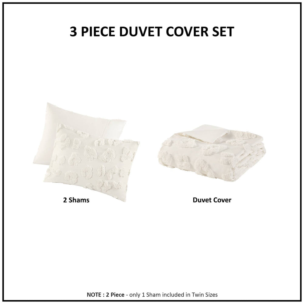 Animal Chenille Duvet Cover Set Twin/Twin XL Media 12