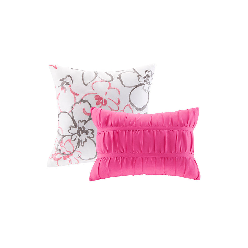 Twin/Twin XL Floral Comforter Set Media 10