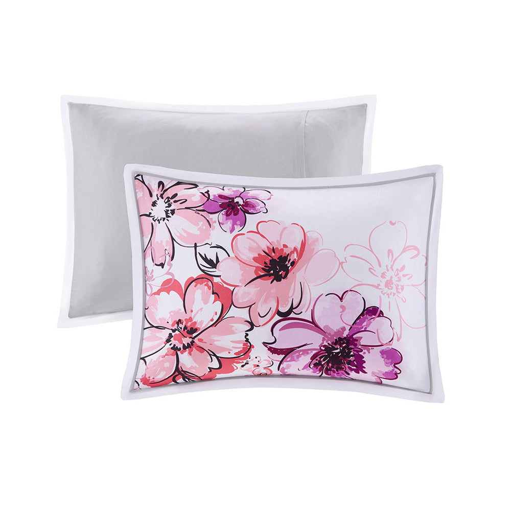 Full/Queen Floral Comforter Set Media 9