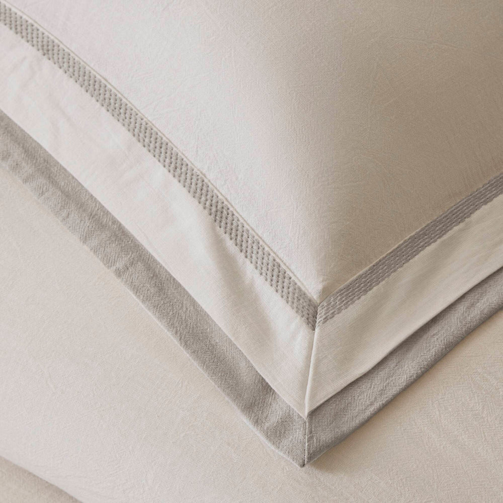 3 Pieces King/Cal King Duvet Cover Set,White+Gray Media 18