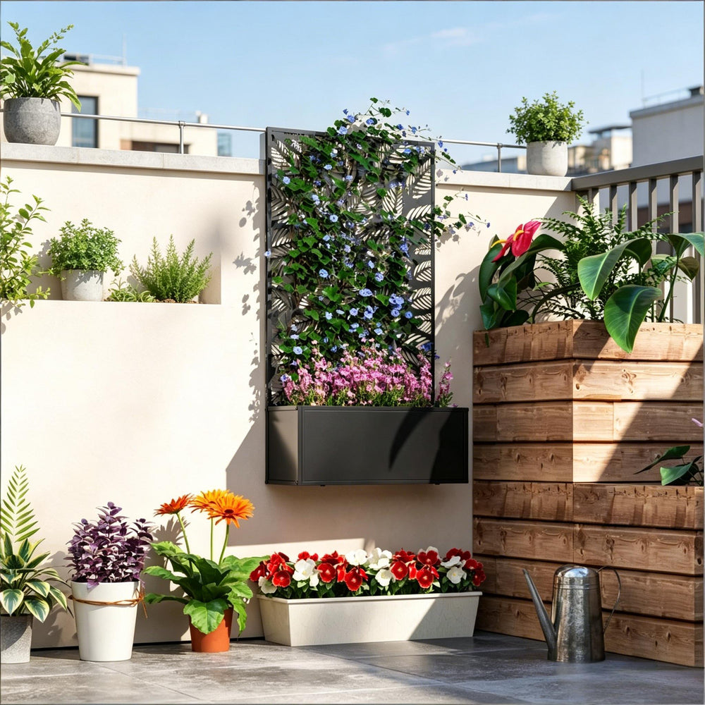 Wall Mounted Flower Bed,Garden Bed,Decorative Flower Bed(Only Wall Mounted Flower Bed) Media 3