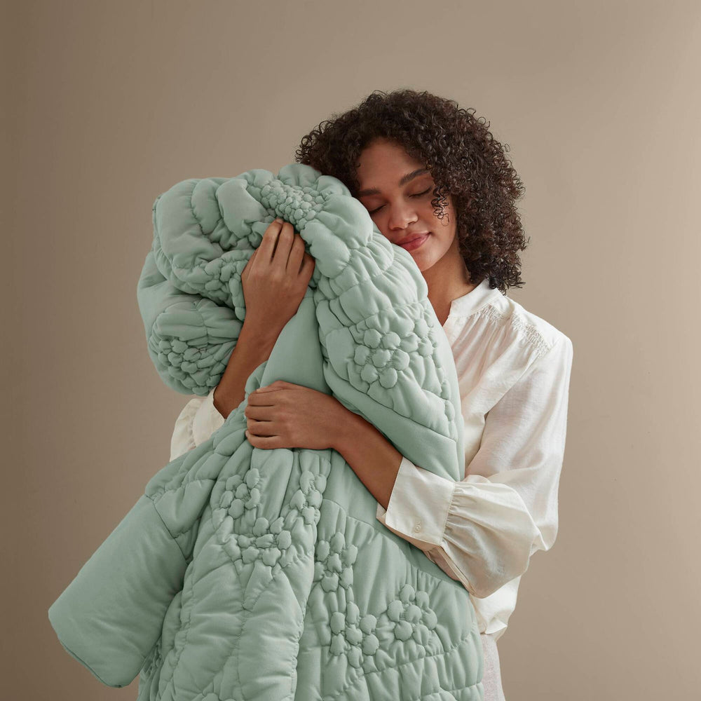 3-Piece Full/Queen Comforter Set,Sage Media 15