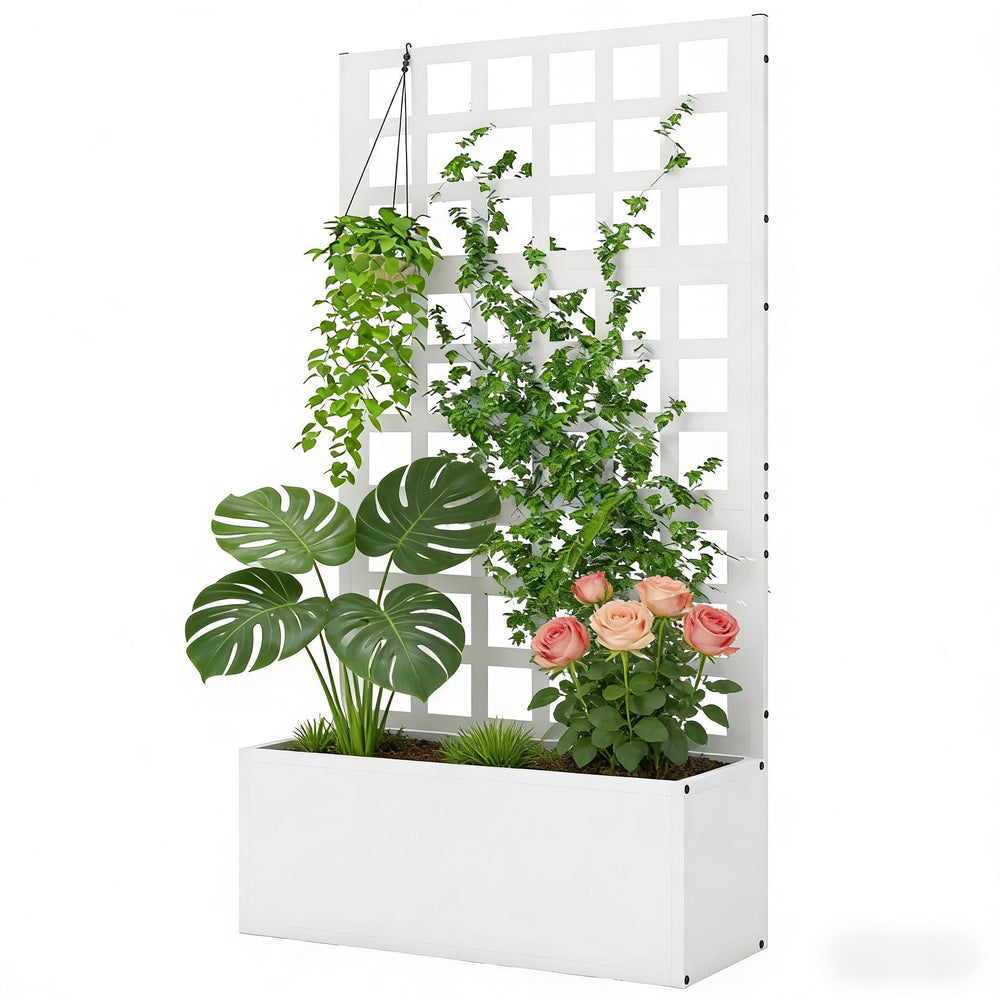 Stylish Planter Box,Raised Garden Bed,Vegetable Box Media 7