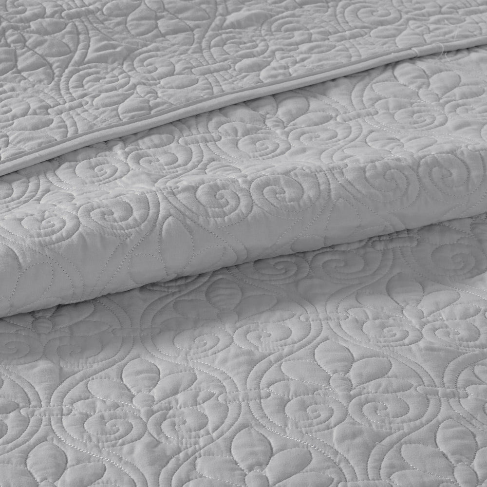 Reversible Bedspread Set Grey King Media 4