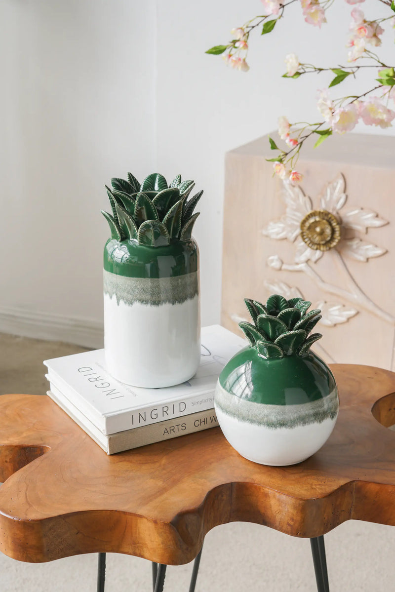 Ceramic Pineapple Vase