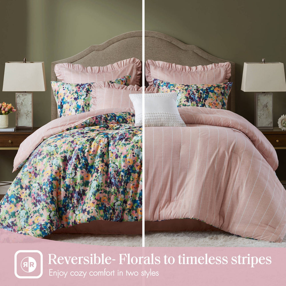 8PCS Cal King Comforter Set Media 5