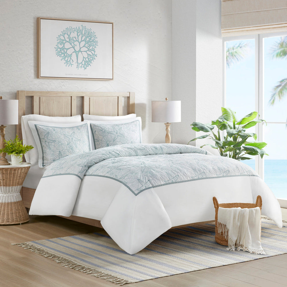Duvet Cover Mini Set White Full/Queen Media 7