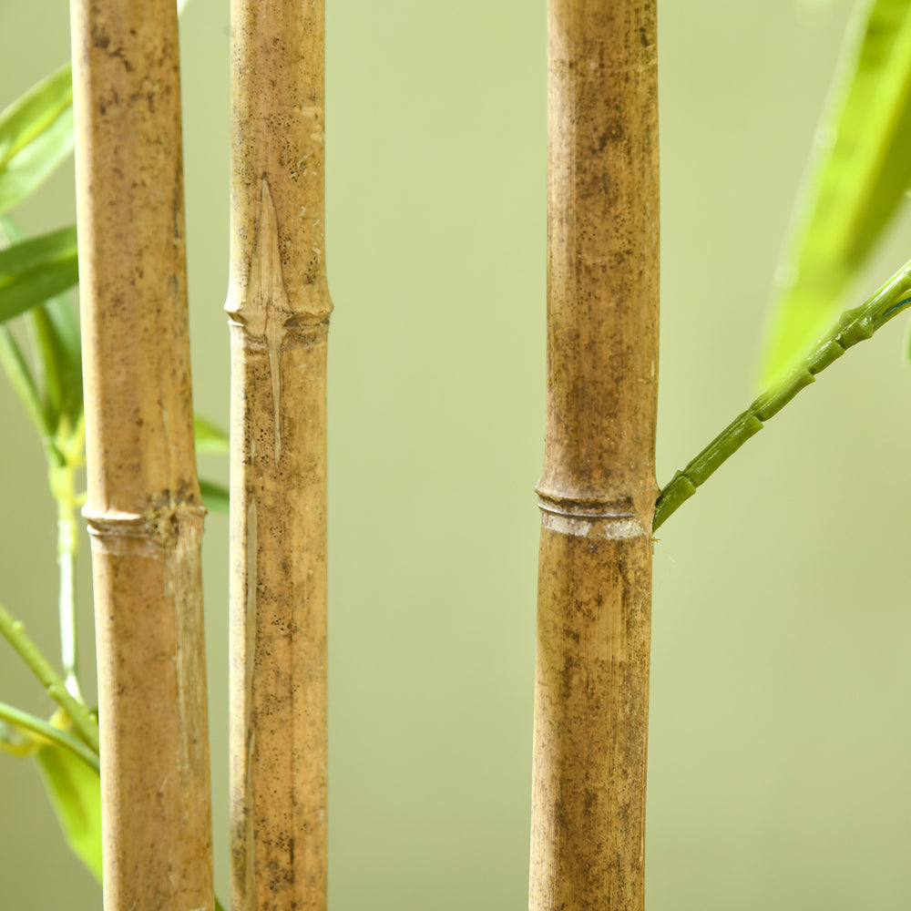 6FT Artificial Bamboo Tree, Faux Decorative Plant in Nursery Pot for Indoor Décor Media 9