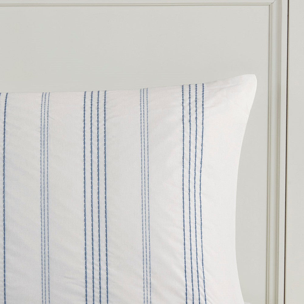 5 Piece Cotton Jaquard Duvet Set-Full/Queen Media 13