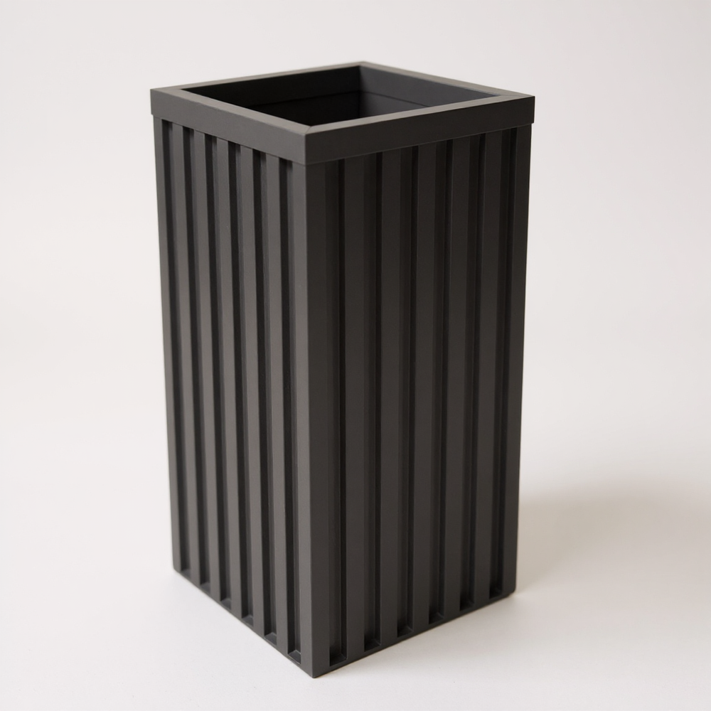 Square Grove Column Planter - Dark Bronze Media 7