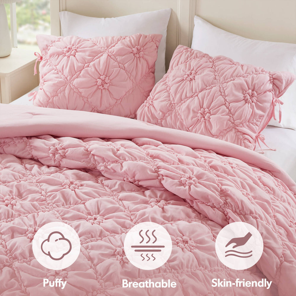 3PCS King Comforter Set Media 10