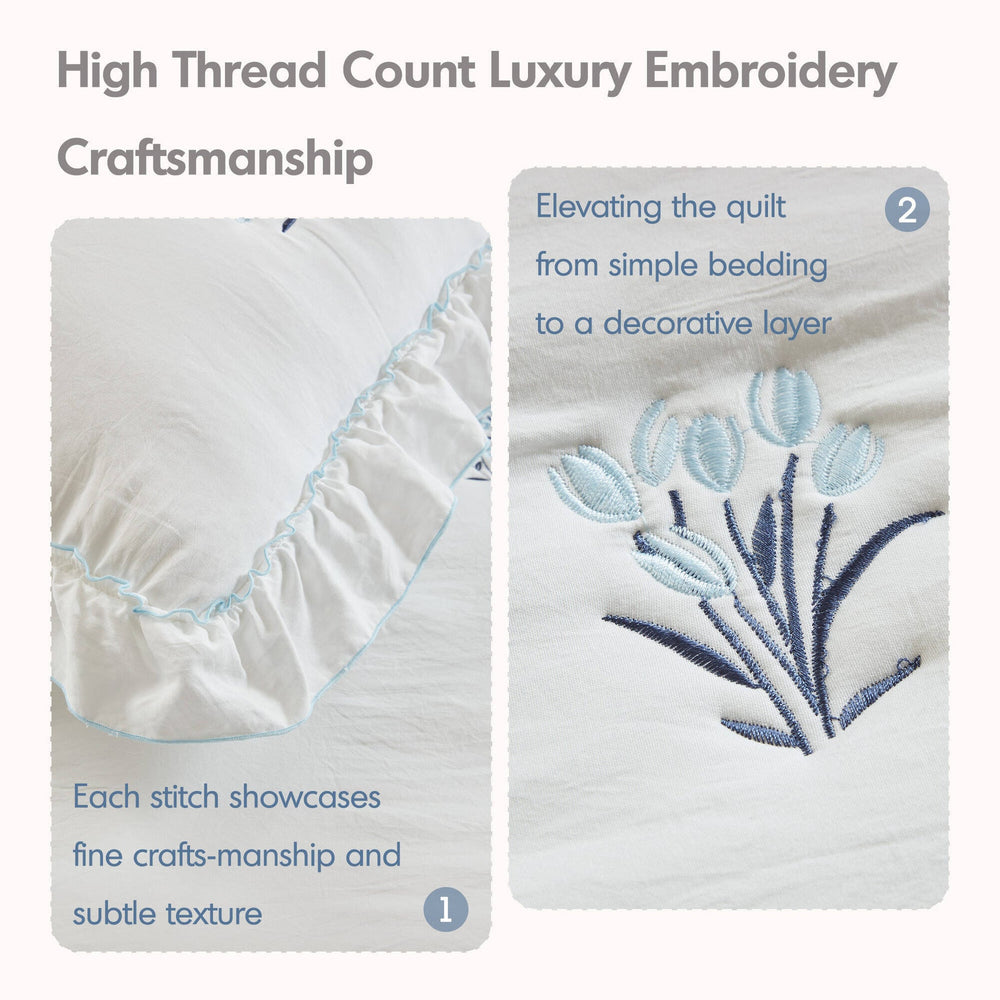 2-Piece Twin/Twin XL Quilt Mini Set Media 5