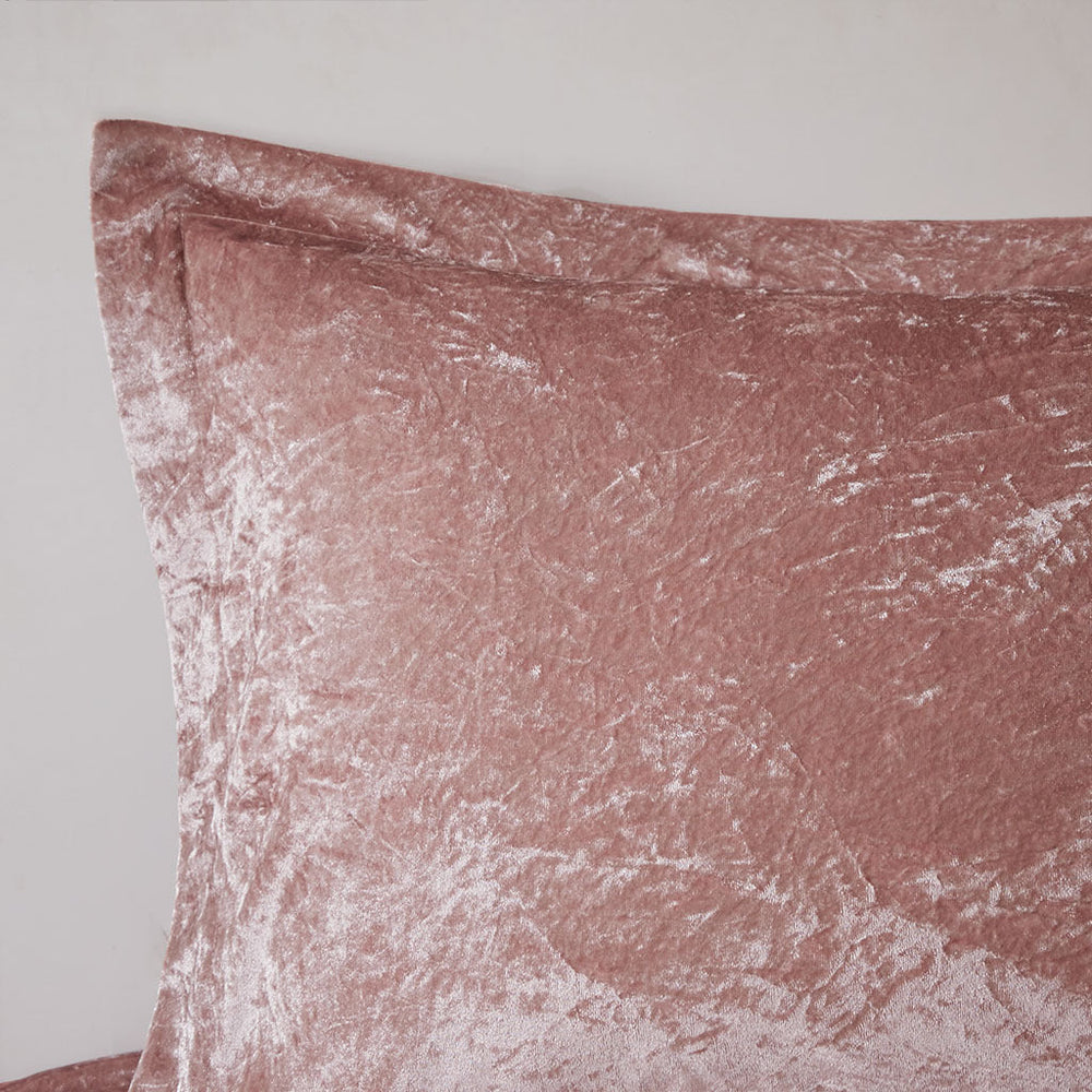 Twin/Twin XL Velvet Duvet Cover Set with Throw Pillow Media 5