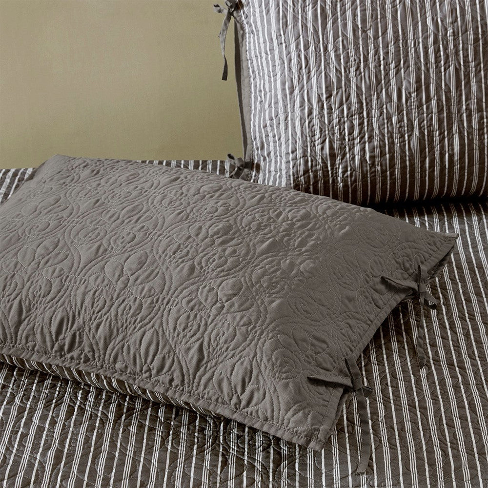 6 Piece Reversible Daybed Cover Set Dark Grey Daybed Media 11