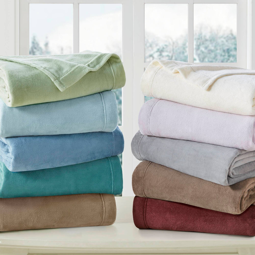 4 PCS Queen Micro Plush Sheet Set Taupe Media 15