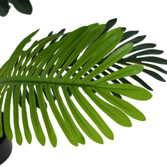 78.5' Artificial Palm Tree with Black Plastic Pot, Set of 2 perspective