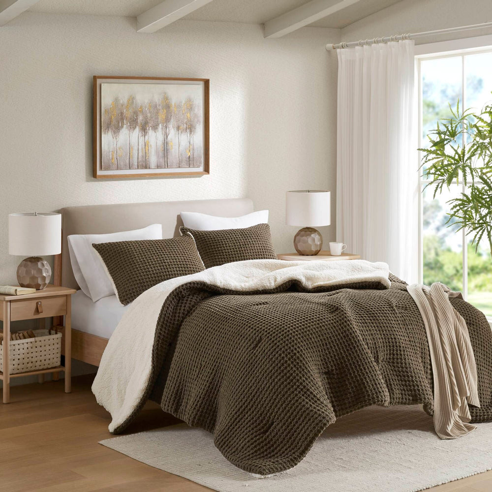 Knit Chenille Comforter Set King Media 1