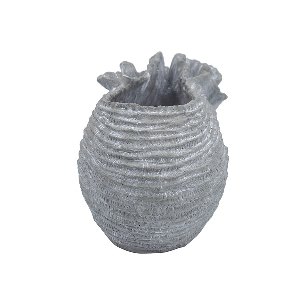 14.2x7.9x7.9' Cement Planter, Indoor Outdoor Garden Decor Media 4