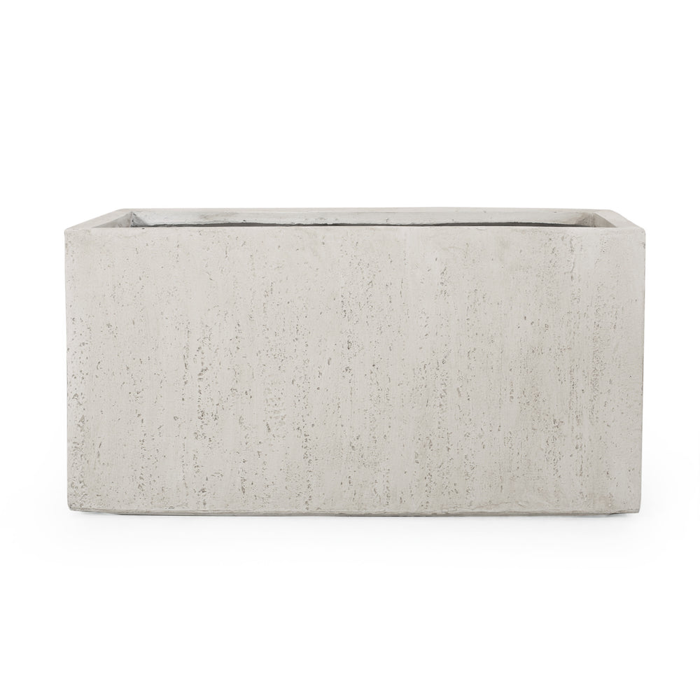 35.25'' L Outdoor MGO Planter Media 1