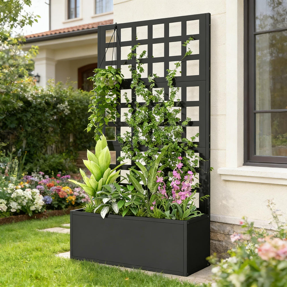 Planter Box,Raised Garden Bed,Vegetable Box Media 1