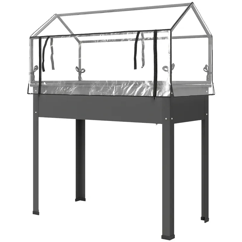 Outdoor Elevated Garden Box,Plant Bed Media 3