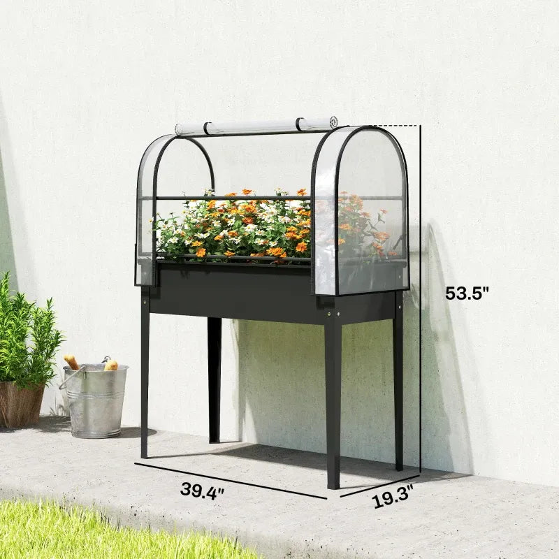 Elevated Plant Boxs,Raised Garden Bed,Flower Boxs Media 7