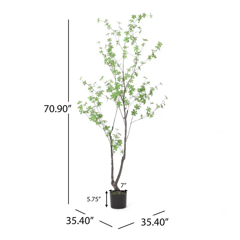180CM ARTIFICIAL DISC LEAF TREE