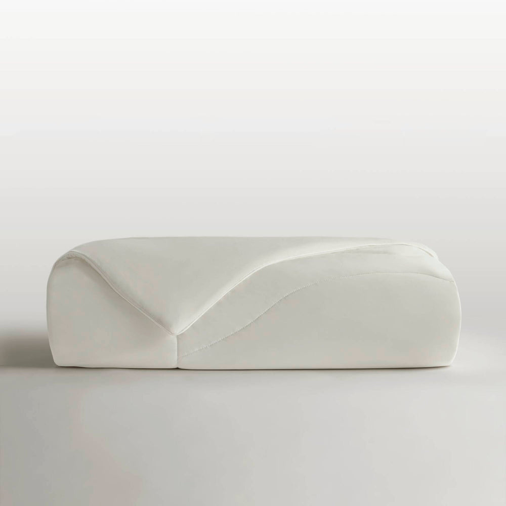 1-Piece King/Cal King Reversible Tencel Comforter Blanket,White Media 9